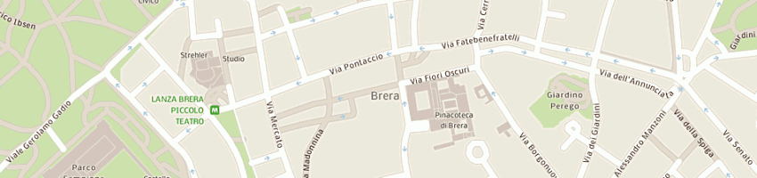 Mappa della impresa wiz - art sas di giuseppe forgioli e c a MILANO