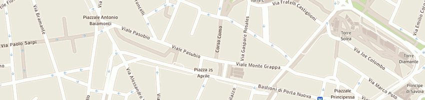 Mappa della impresa de gasperi roberto a MILANO