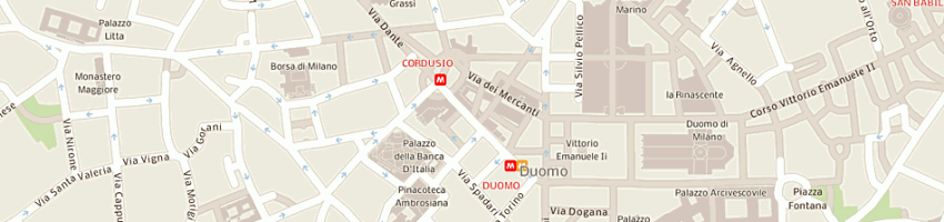 Mappa della impresa lucinvest srl a MILANO