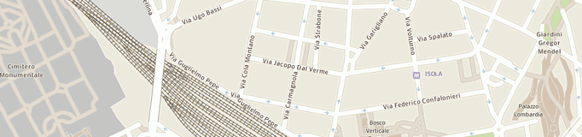 Mappa della impresa electronic market padova srl a MILANO