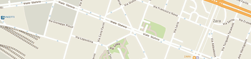 Mappa della impresa de paoli denise a MILANO