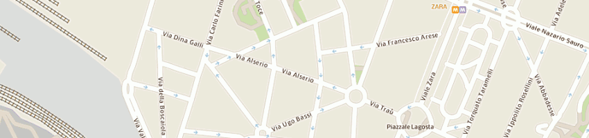 Mappa della impresa pennellificio pogliani (snc) a MILANO