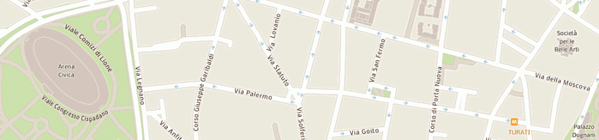 Mappa della impresa chiesa di altri culti all saints anglican episcopal church a MILANO