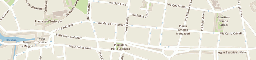 Mappa della impresa clickict srl a MILANO