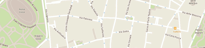 Mappa della impresa la bottega dell' intimo di sabrina casagrande a MILANO