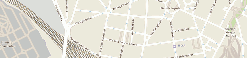 Mappa della impresa de carlo e colusso architetti associati a MILANO
