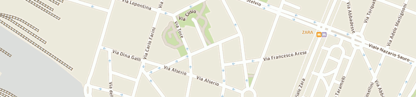 Mappa della impresa bit sas di galli roberto e c a MILANO