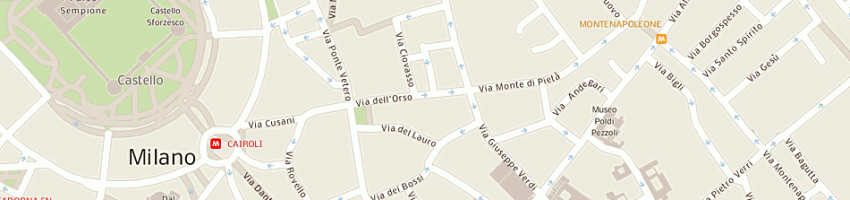Mappa della impresa veronesi antonella a MILANO