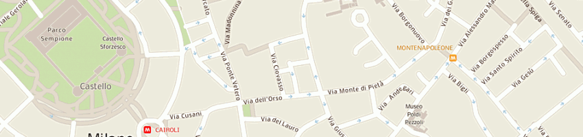 Mappa della impresa studio legale battaglia marenghi a MILANO