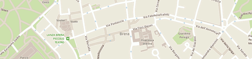 Mappa della impresa mk2 srl a MILANO