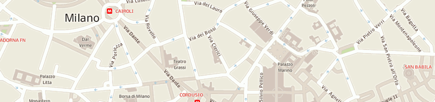 Mappa della impresa romeo careddu mara a MILANO