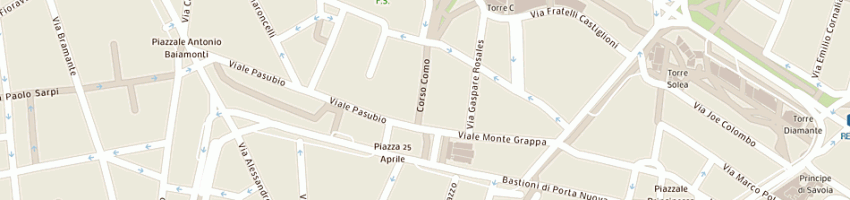 Mappa della impresa general leasing srl a MILANO