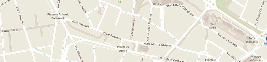 Mappa della impresa trattoria alle langhe di roberto pennati e c (sas) a MILANO
