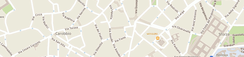 Mappa della impresa ferrieri e rita sas di rita ferrieri - caputi e c a MILANO