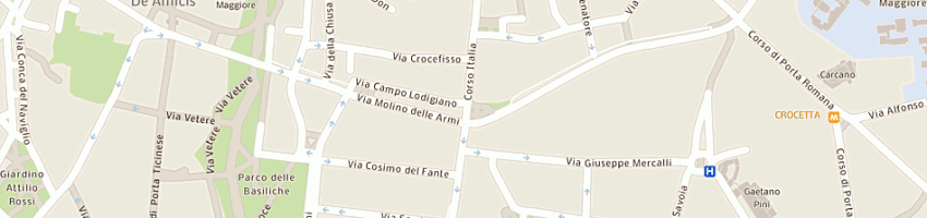 Mappa della impresa edal sas di faravelli daniele e c a MILANO