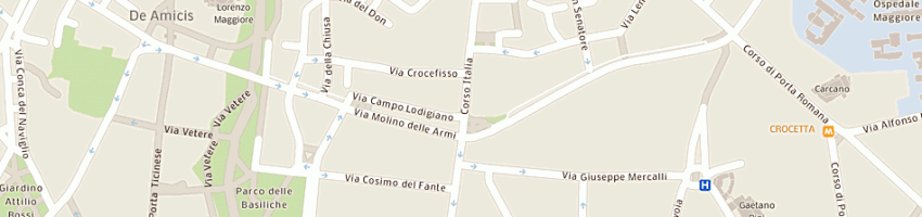 Mappa della impresa limonta giorgio a MILANO