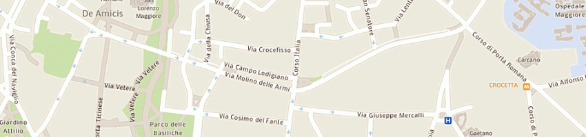 Mappa della impresa gemal di nocera carolina e c snc a MILANO