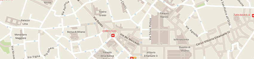 Mappa della impresa laboratorio enochimico dott gildo dal cin - soc in nome collettivo a MILANO