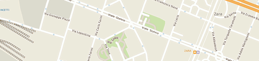 Mappa della impresa camiceria olga a MILANO