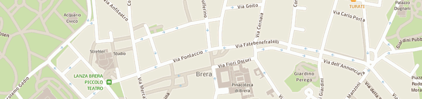 Mappa della impresa simultanea sas a MILANO