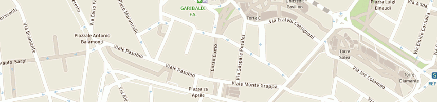 Mappa della impresa hsl srl a MILANO