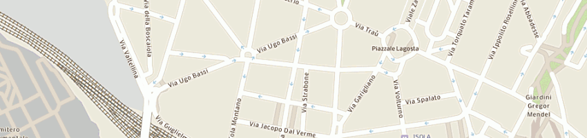 Mappa della impresa idee arcobaleno srl a MILANO