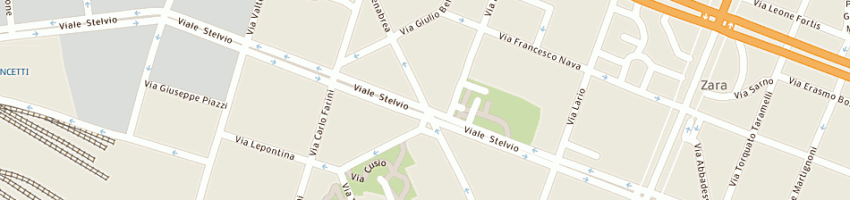 Mappa della impresa cato sas di severino meregalli e c a MILANO