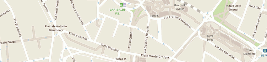 Mappa della impresa condominio cso como 12 ang via de cristoforis 2 a MILANO