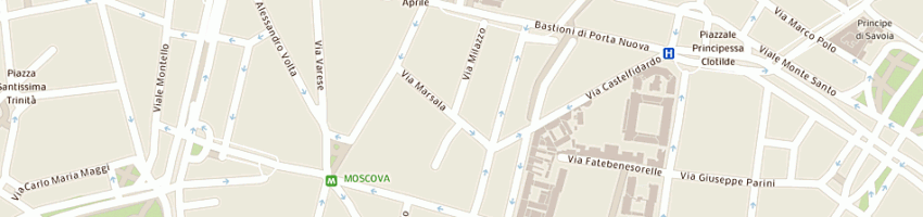 Mappa della impresa carousel di grampolla a MILANO