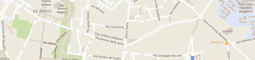 Mappa della impresa rasfin soc di intermediazione mobiliare spa a MILANO