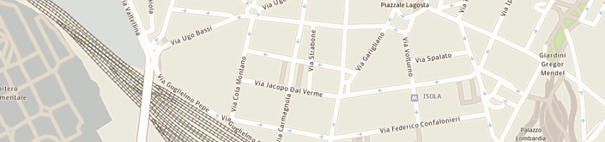 Mappa della impresa vma (snc) a MILANO