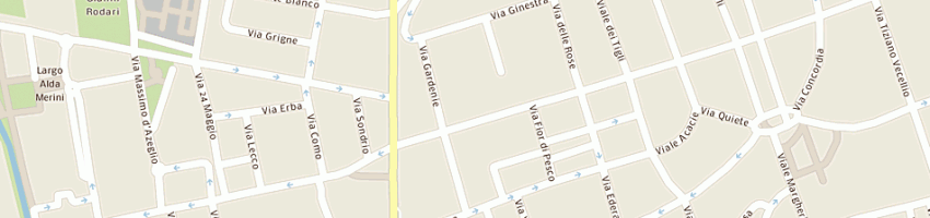 Mappa della impresa albini fabio lucio a CUSANO MILANINO