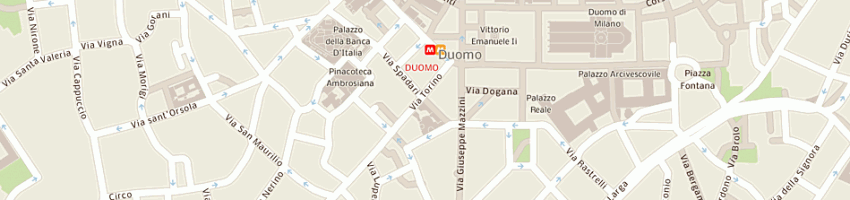 Mappa della impresa adamas srl a MILANO