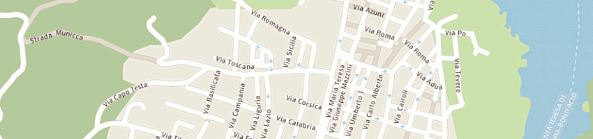 Mappa della impresa mannoni paolo a SANTA TERESA GALLURA