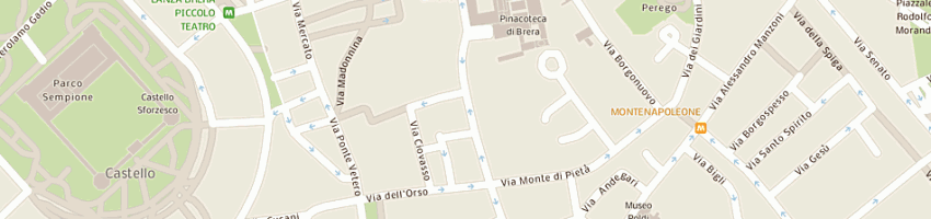 Mappa della impresa tecofin srl a MILANO