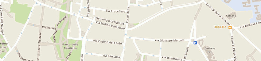 Mappa della impresa assimediass srl a MILANO
