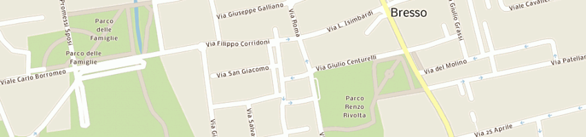 Mappa della impresa video blue di politano g b a BRESSO