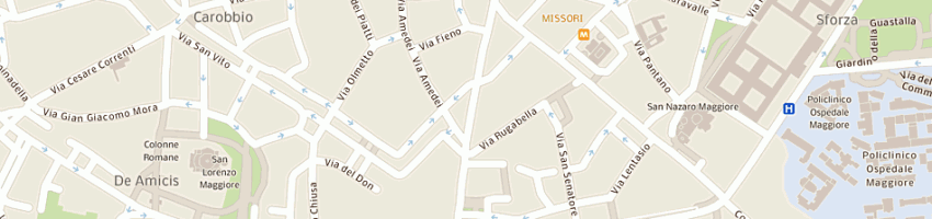 Mappa della impresa allievi centro velico a MILANO