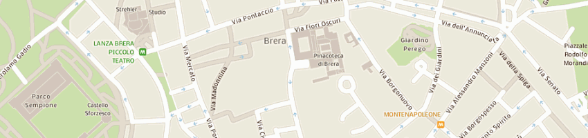 Mappa della impresa ferrario avv roberto a MILANO