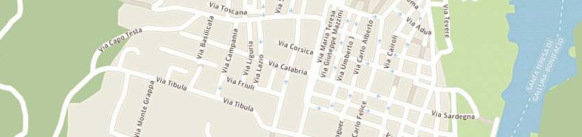 Mappa della impresa piras giuseppe a SANTA TERESA GALLURA