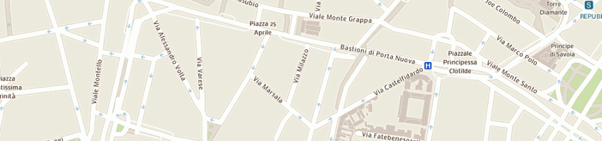 Mappa della impresa bms progetti srl a MILANO