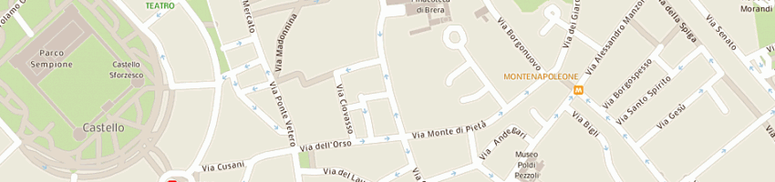 Mappa della impresa lorenzo riva srl a MILANO