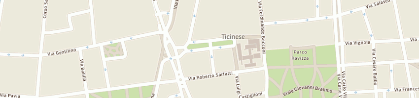 Mappa della impresa t-link srl a MILANO