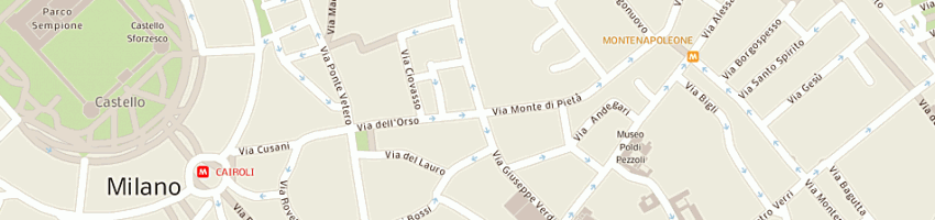 Mappa della impresa lazard e c srl a MILANO