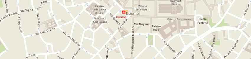 Mappa della impresa backerei srl a MILANO
