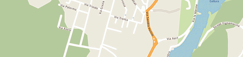 Mappa della impresa polizia a SANTA TERESA GALLURA