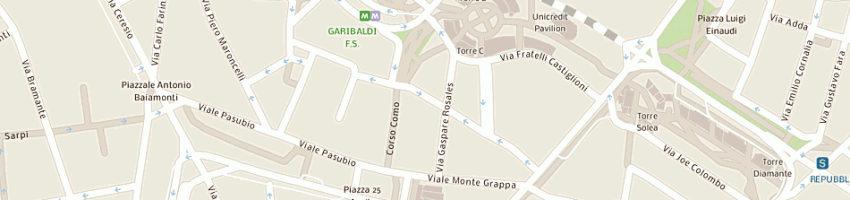 Mappa della impresa ense di edmondo vitiello e c sas a MILANO