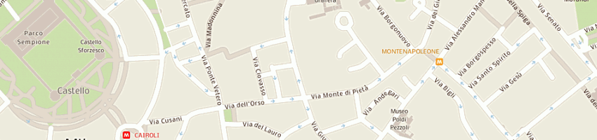 Mappa della impresa steccanella davide a MILANO
