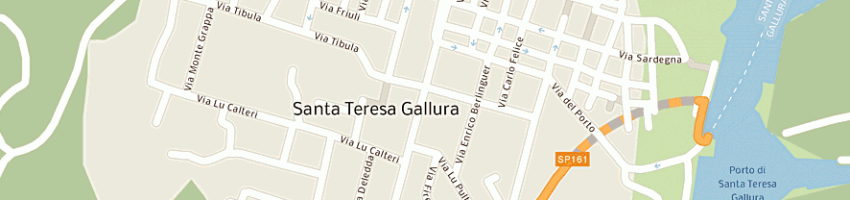 Mappa della impresa j and j snc di occhioni giampaola e c a SANTA TERESA GALLURA