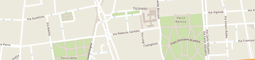 Mappa della impresa elco sas a MILANO